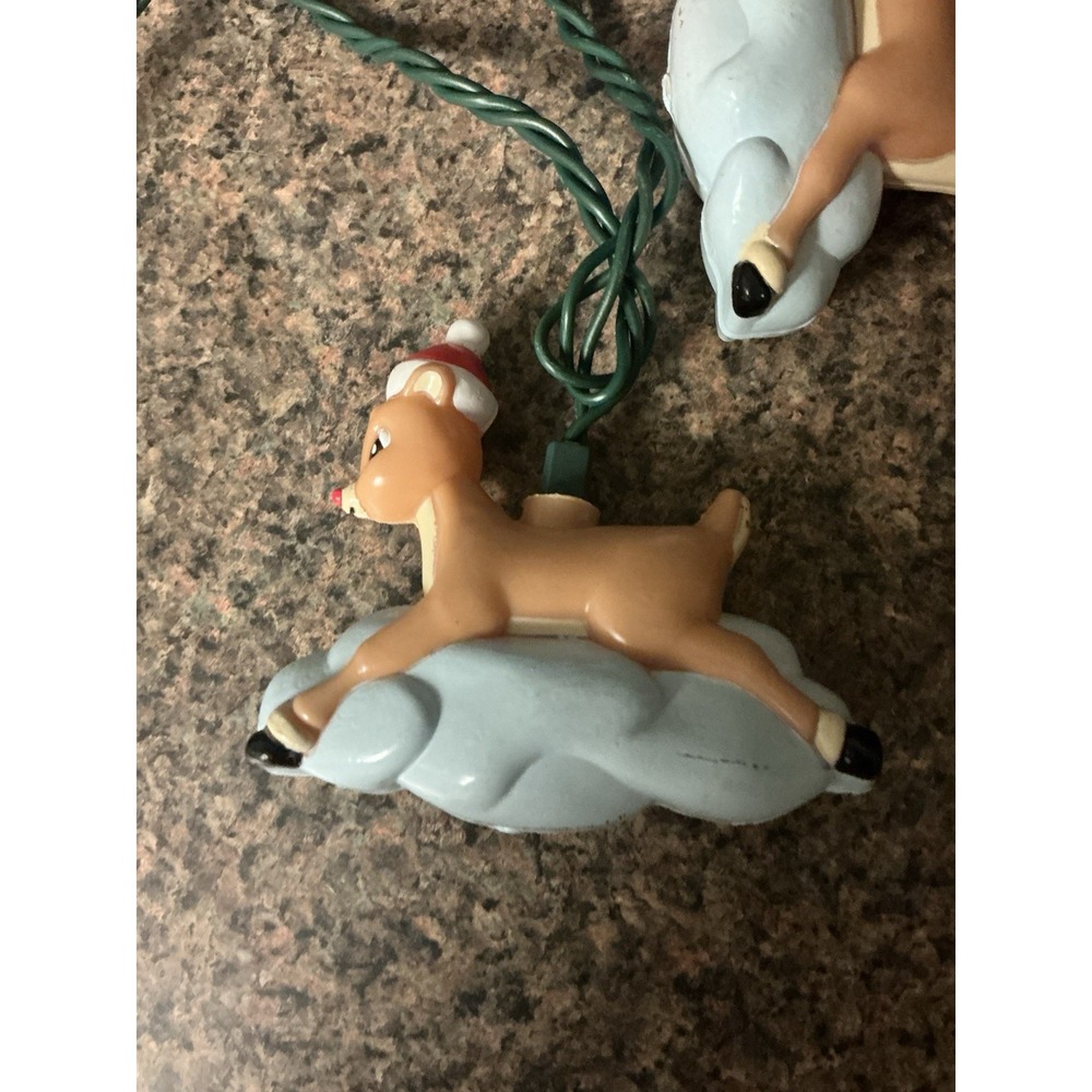 Vintage Rudolph the Reindeer Christmas Tree‎ Lights